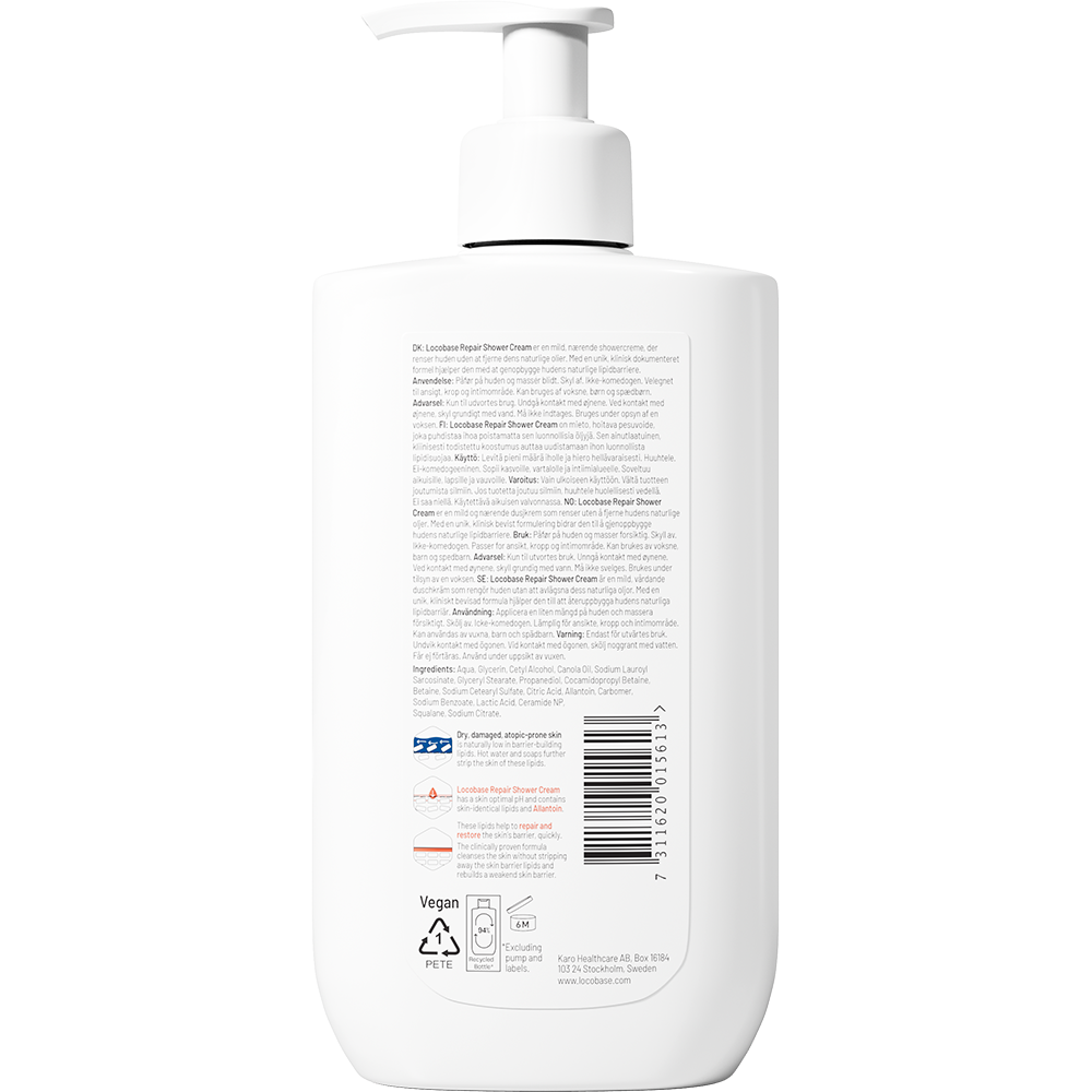 Locobase Repair Shower Cream | 400 ml fra Locobase